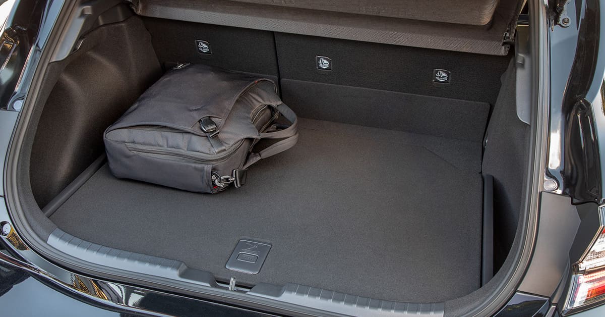 Toyota Corolla ZR Hybrid Hatch - bootspace