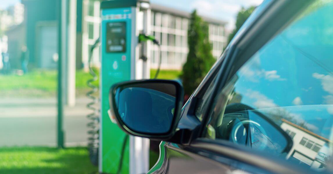 EV charging at charging station