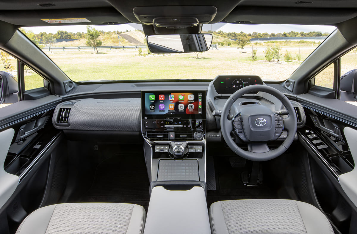 Toyota bZ4x interior