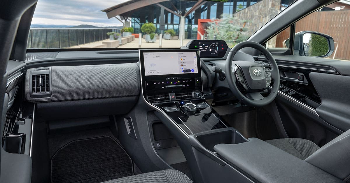 Toyota bZ4X - interior
