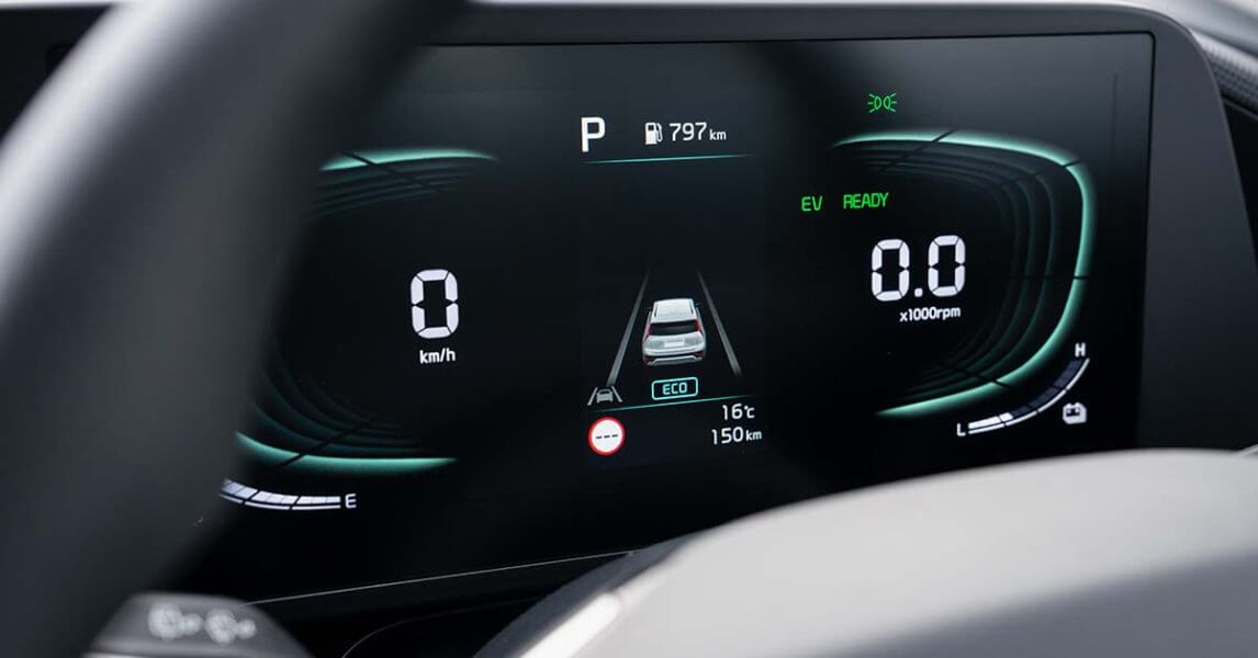 Kia Niro Electric Review- Kia odometer