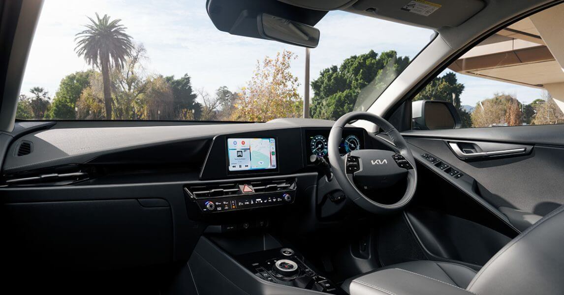 Kia Niro Electric Review- kia interior view front