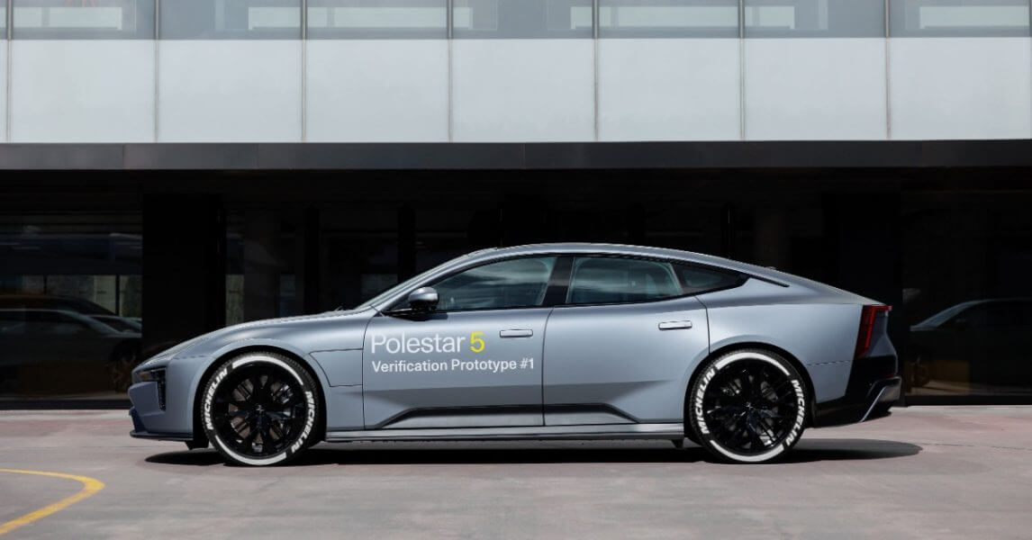Vehicles coming to australia - Polestar 5 blue