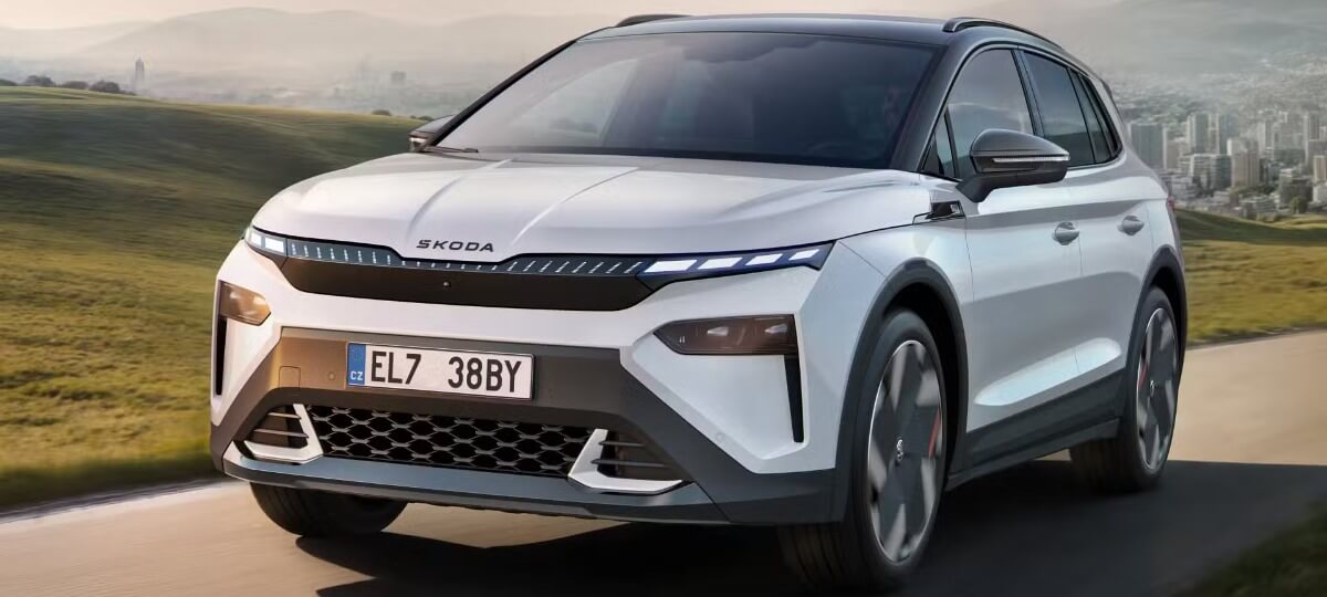 Vehicles coming to australia - white skoda driving