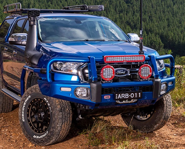 blue-suv-loaded-with-various-car-accessories
