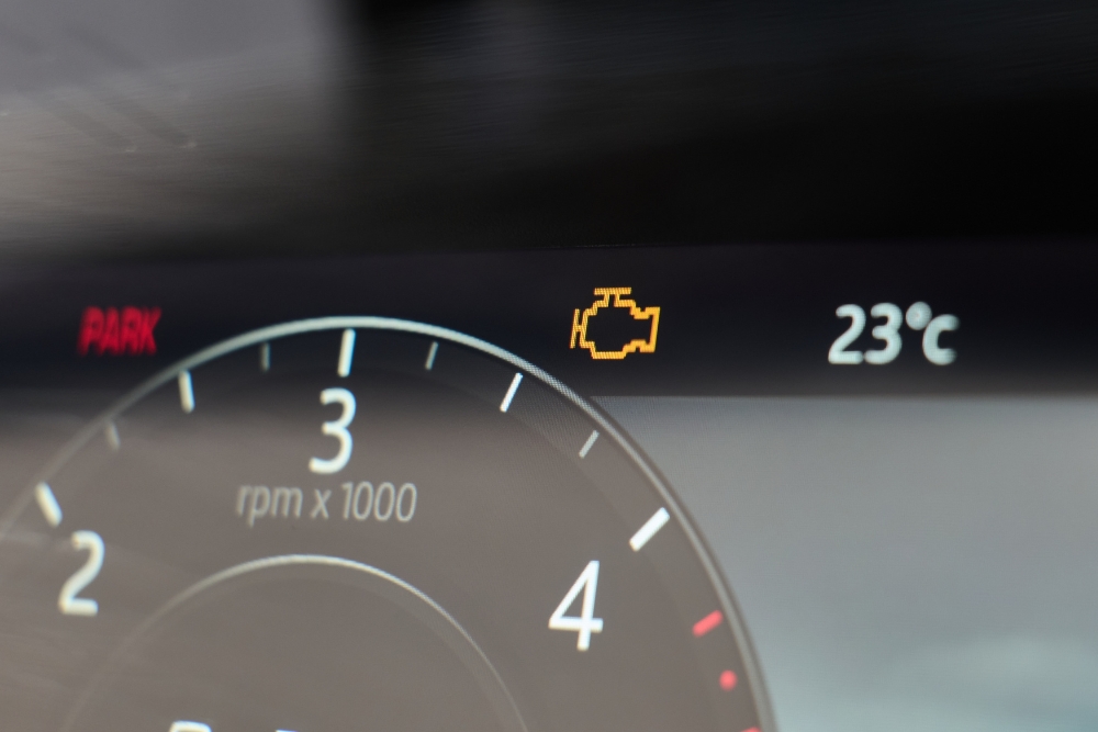 Fleet servicing displayed by an engine warning light - something that mustn't be ignored.