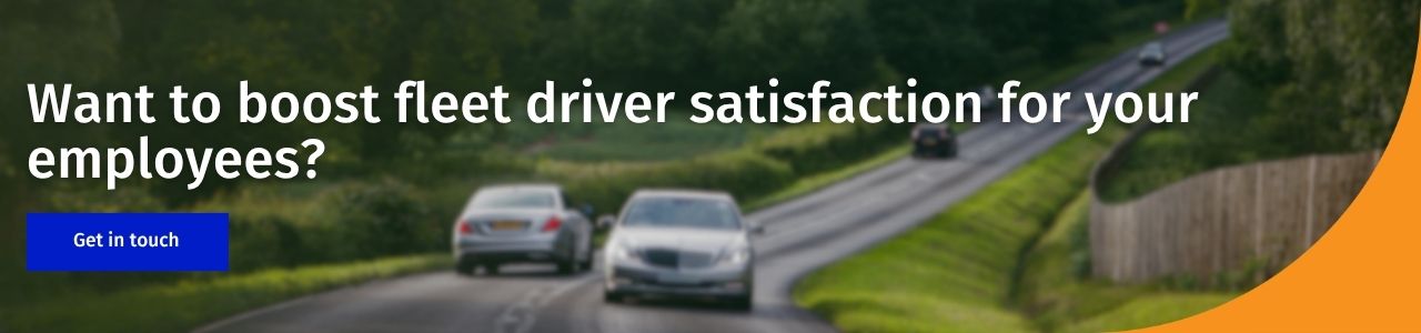 A banner advertisement with white text reading 